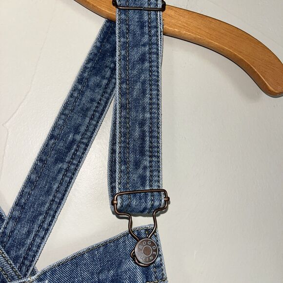Urban Outfitters BDG Denim Bib  Coverall Dress Knee Length SZ 6 Pockets & Straps - Picture 5 of 10